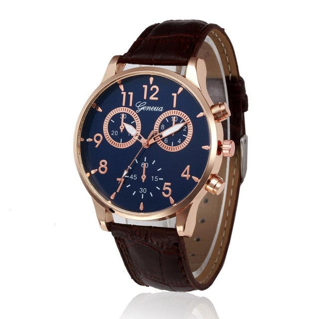 The Explore - Quartz Leather Mens Watch