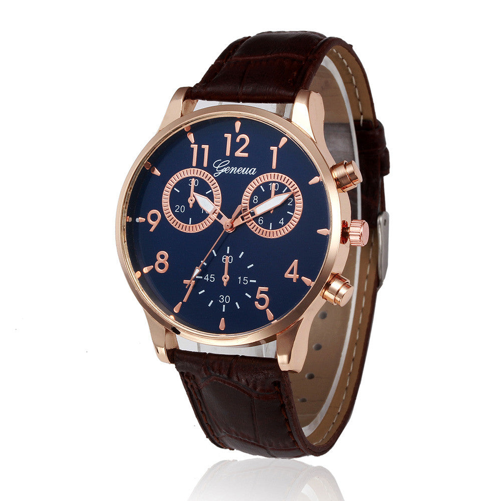 The Explore - Quartz Leather Mens Watch